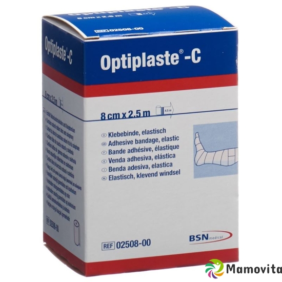 Optiplaste-C Kompressionsbinde 2.5m x 8cm buy online