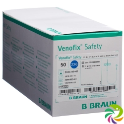 Venofix Safety 23g 0.65x19mm Blau Schl30cm 50 Stück