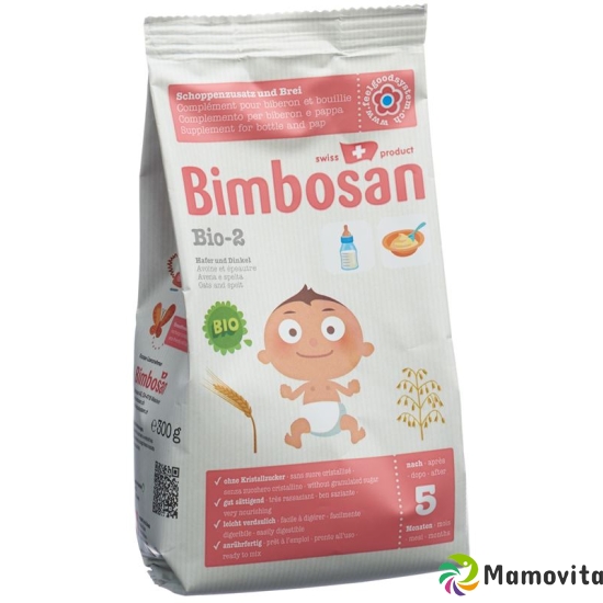 Bimbosan Bio-2 Hafer und Dinkel Pulver Refill 300g buy online