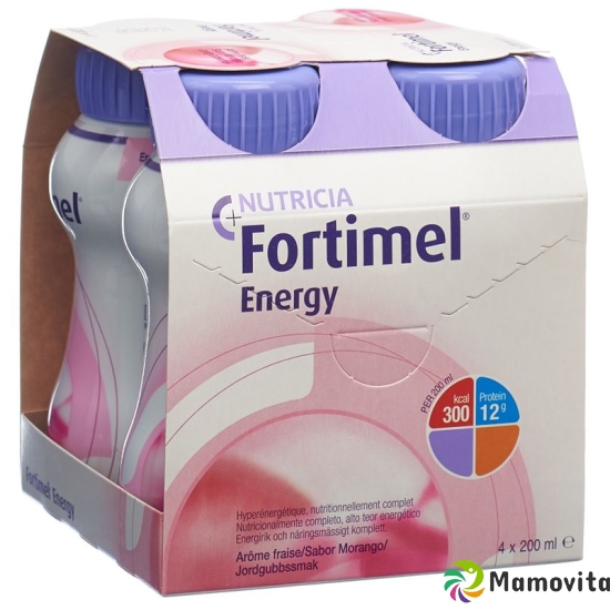 Fortimel Energy Erdbeer 4x 200ml buy online