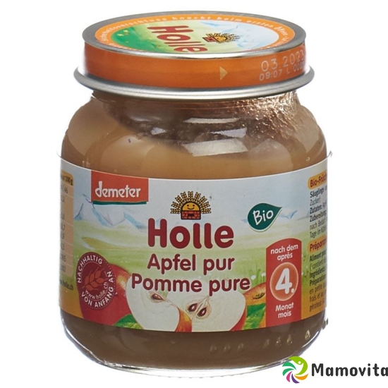 Holle Pure Apple from the 4th month Organic 125g buy online