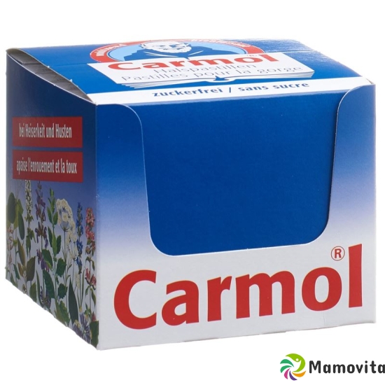 Carmol Halspastillen Zuckerfrei 12x 45g buy online