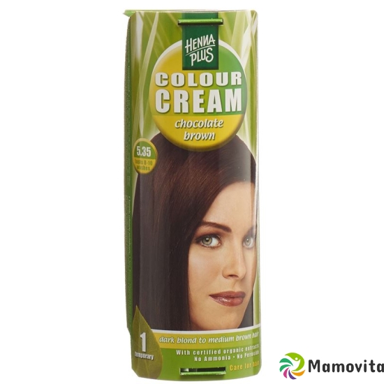 Henna Plus Colour Cream 5.35 Chocolat Braun 60g buy online