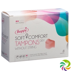 Beppy Soft Comfort Tampons Dry ohne Faden 8 Stück