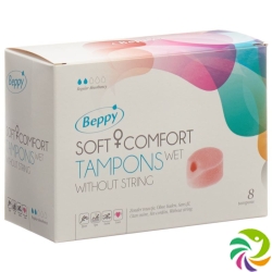 Beppy Soft Comfort Tampons Wet 8 Stück