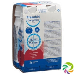 Fresubin Energy Fibre Drink Erdbeer 4x 200ml