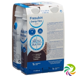 Fresubin Energy Fibre Drink Schokolade 4x 200ml