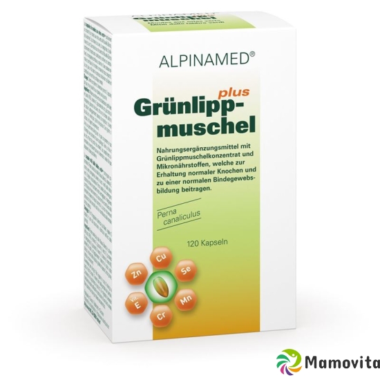 Alpinamed Greenlipped Mussel Capsules Plus 120 Pieces buy online