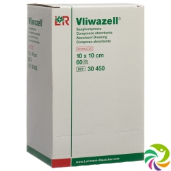 Vliwazell Set 1 Saugkompresse 10x10cm Steril 60 Stück