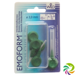 Emoform Interdentalbürsten 3.0mm Dunkelgrün 5 Stück