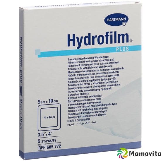 Hydrofilm Plus Wundverband Film 9x10cm Steril 5 Stück buy online