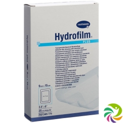 Hydrofilm Plus Wundverband Film 9x15cm Steril 25 Stück