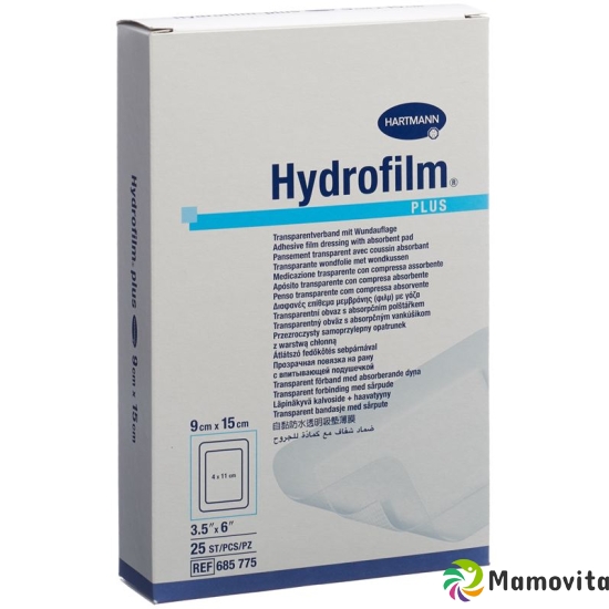 Hydrofilm Plus Wundverband Film 9x15cm Steril 25 Stück buy online