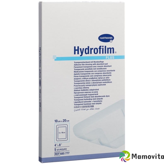 Hydrofilm Plus Wundverband Film 10x20cm Steril 5 Stück buy online