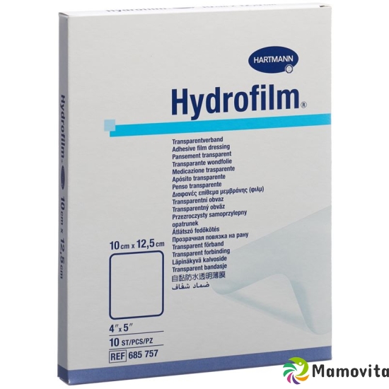 Hydrofilm Wundverband Film 10x12.5cm Steril 10 Stück buy online