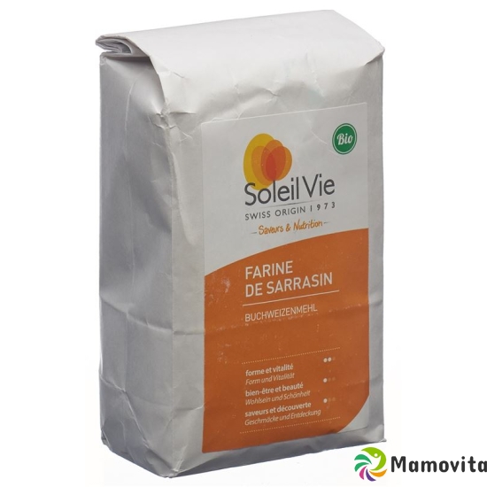 Soleil Vie Buchweizen Vollkorn Mehl Bio 500g buy online