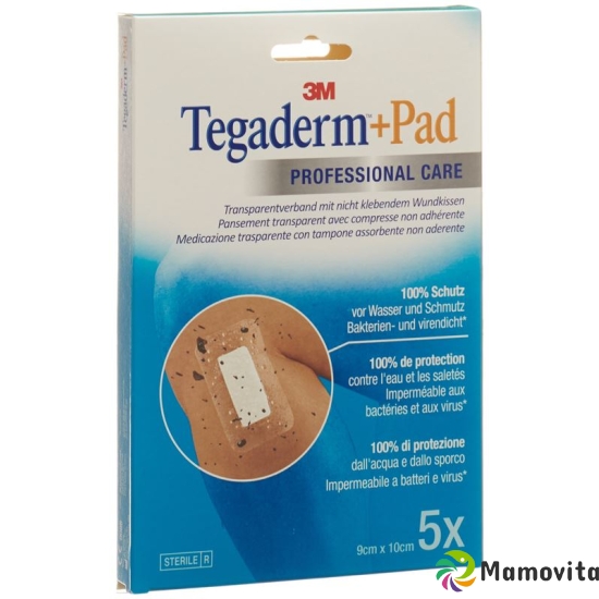 3M Tegaderm + Pad 9x10cm / Wundkissen 4.5x6cm 5 Stück buy online