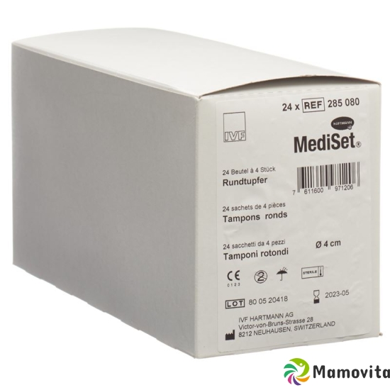 Mediset Rundtupfer 4cm 24x 4 Stück buy online