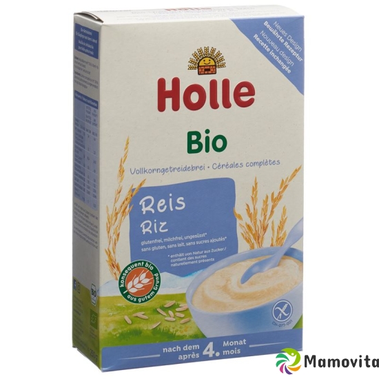 Holle Babybrei Reisflocken Bio 4m 250g buy online