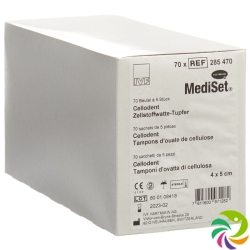 Mediset Cellodent Tupfer 4x5cm 70x 5 Stück