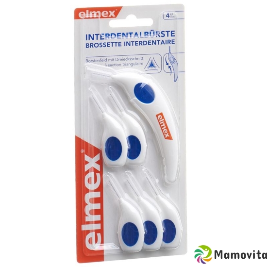 Elmex Interdentalbürste 4mm mit Halter 6 Stück buy online