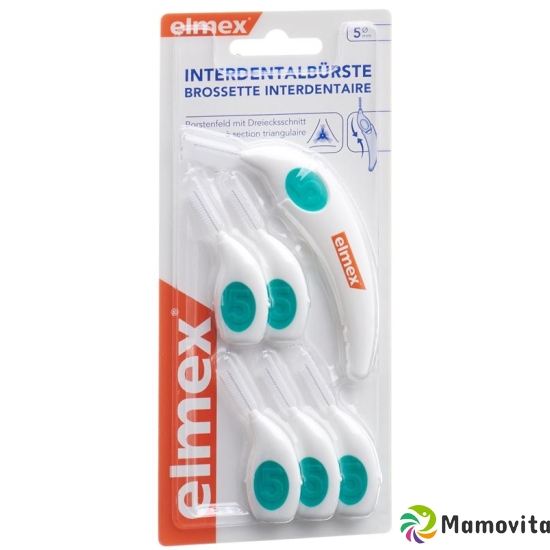 Elmex Interdentalbürste 5mm mit Halter 6 Stück buy online