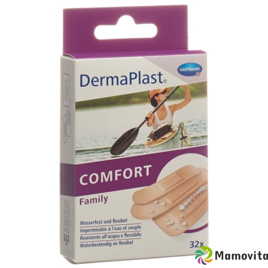 Dermaplast Comfort Family Strip 3 Sizes 32 Pieces buy online