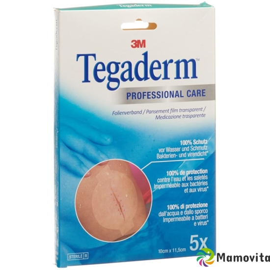 3M Tegaderm Transparentverband 10x11.5cm Oval 5 Stück buy online