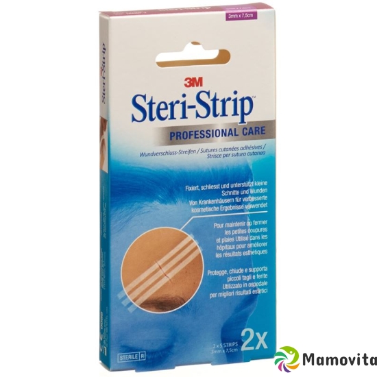 3M Steri Strip 3x75mm Weiss Verstärkt 2x 5 Stück buy online