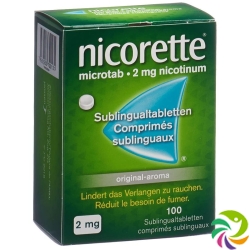 Nicorette 2mg 100 Sublingualtabletten