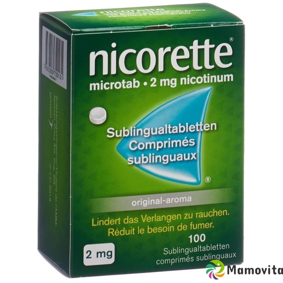 Nicorette 2mg 100 Sublingualtabletten buy online