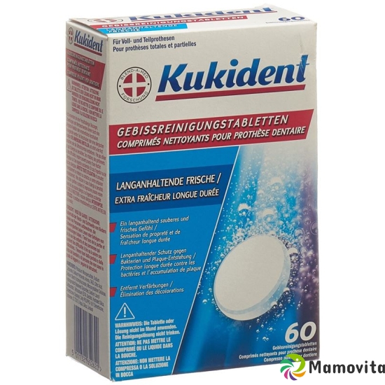 Kukident Reinigungs-Tabs Langanhaltende Frische 60 Stück buy online