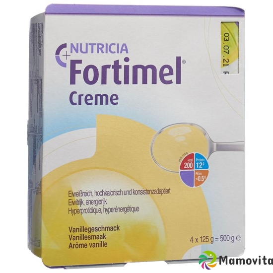 Fortimel Creme Vanille 4x 125ml buy online