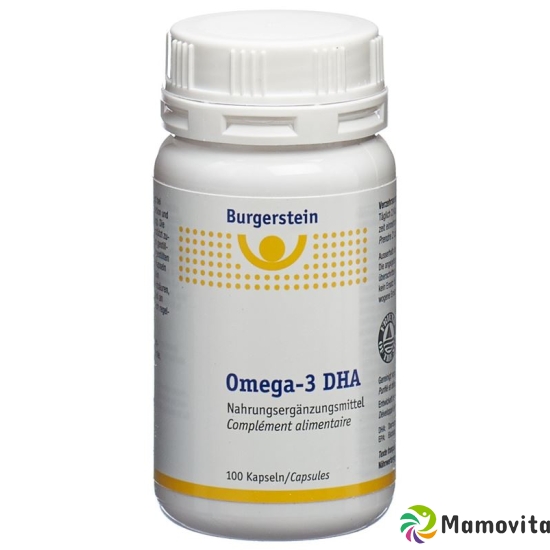 Burgerstein Omega-3 DHA capsules 100 pieces buy online