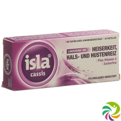 Isla Cassis Pastillen 30 Stück