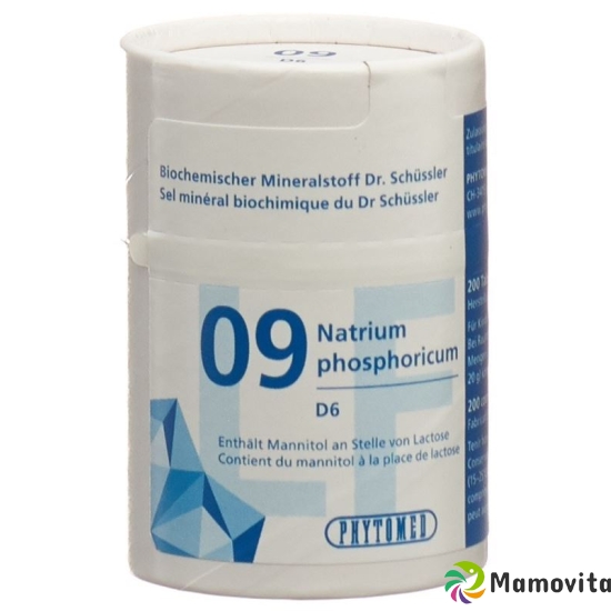 Phytomed Schüssler Nr. 9 Tabletten D 6 Lactosefrei 200 Stück buy online