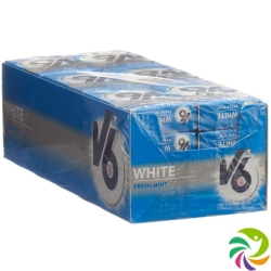 V6 White Freshmint Kaugummi Box