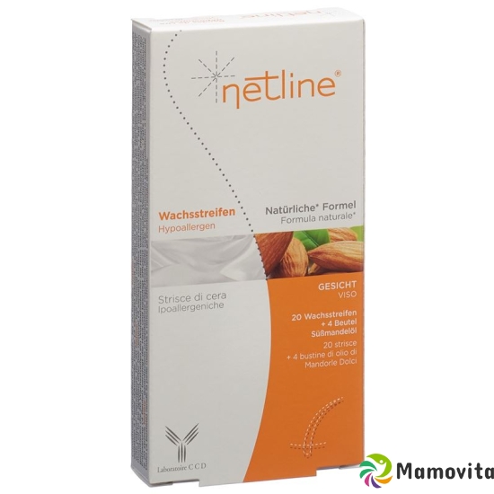 Netline Hypoallerg Kaltwachsstreifen Gesicht 20 Stück buy online