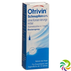 Otrivin Schnupfen Dosierspray 0.1% O Kons 10ml