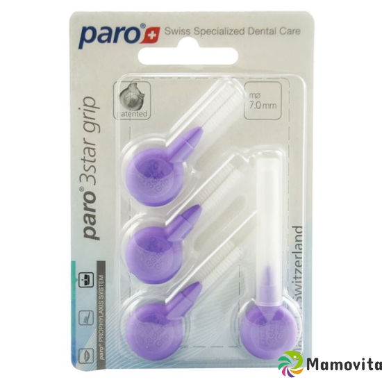 Paro 3Star-Grip 7mm Medium-Coarse Violett 4 Stück buy online