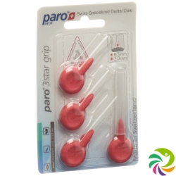 Paro 3Star-Grip 2mm Xxx-Fein Rot Zylin 4 Stück