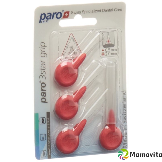 Paro 3Star-Grip 2mm Xxx-Fein Rot Zylin 4 Stück buy online