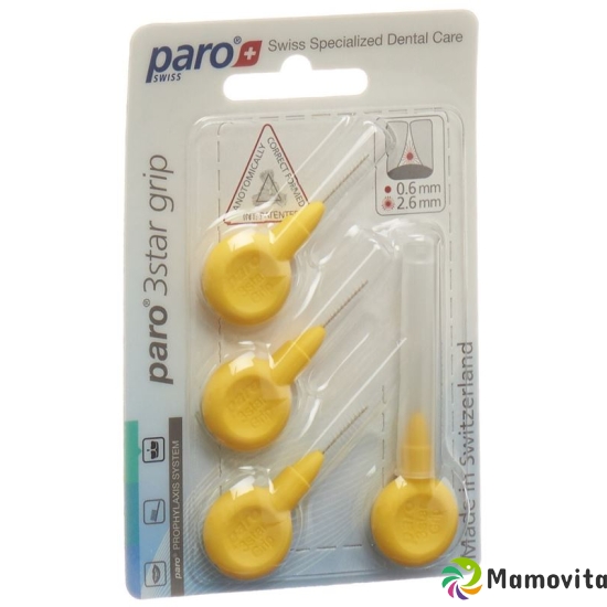 Paro 3star-Grip 2.6mm Gelb Zylin 4 Stück buy online