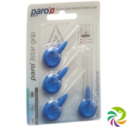 Paro 3Star-Grip 3.5mm X-fein Blau Zylin 4 Stück