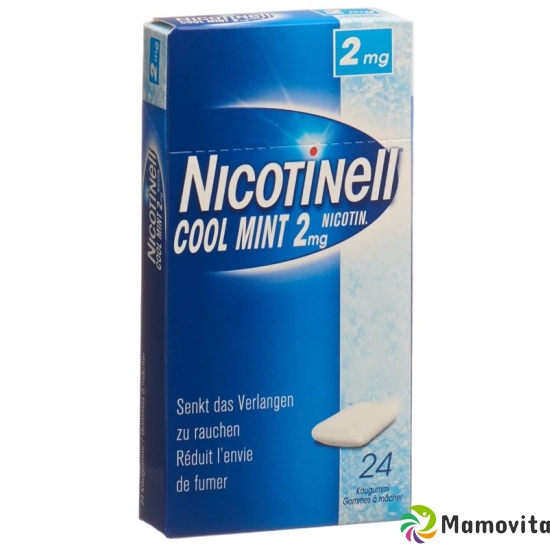 Nicotinell Cool Mint 2mg 24 Kaugummi buy online