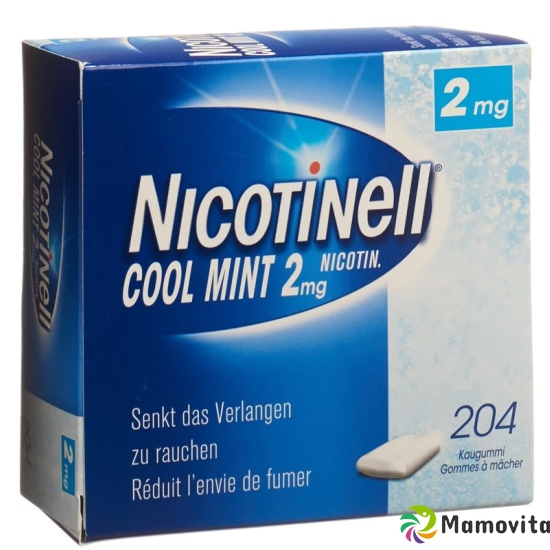 Nicotinell Cool Mint 2mg 204 Kaugummi buy online