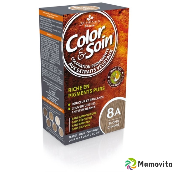 Color Et Soin Coloration Blond Cendre 8a 135ml buy online