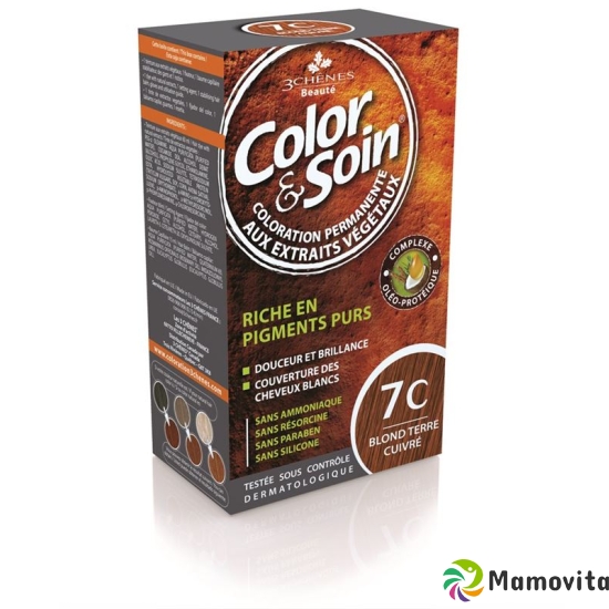 Color Et Soin Coloration Blond Ter Cuiv 7c 135ml buy online