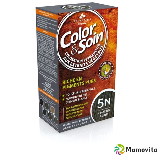 Color Et Soin Coloration Chatain Clair 5n 135ml buy online