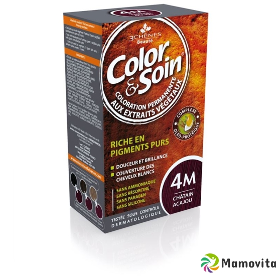 Color Et Soin Coloration Chatain Acajou 4m 135ml buy online